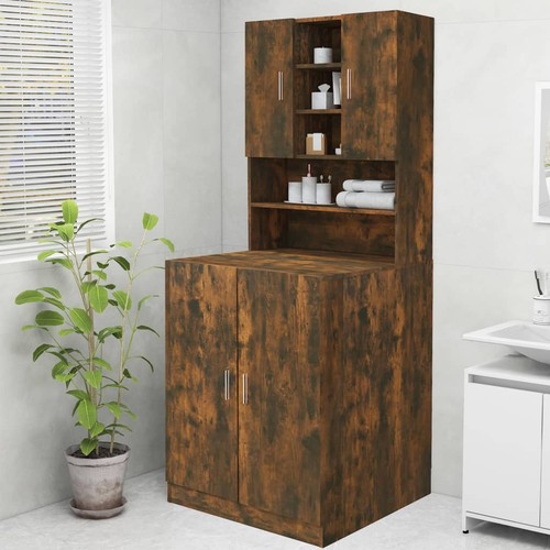 Washing machine cabinet - machine, smoked
