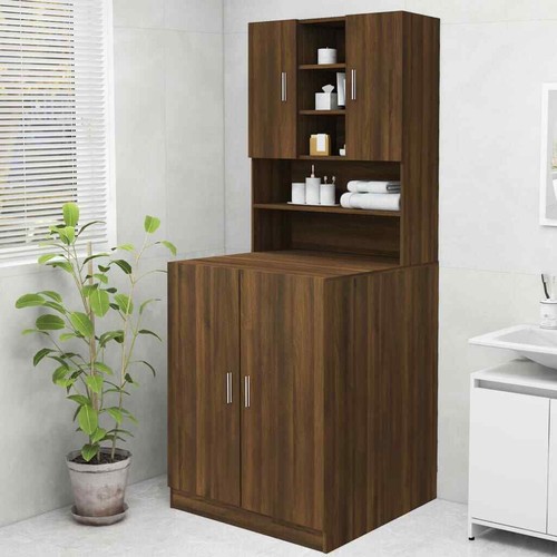 Washing machine cabinet brown - washing,