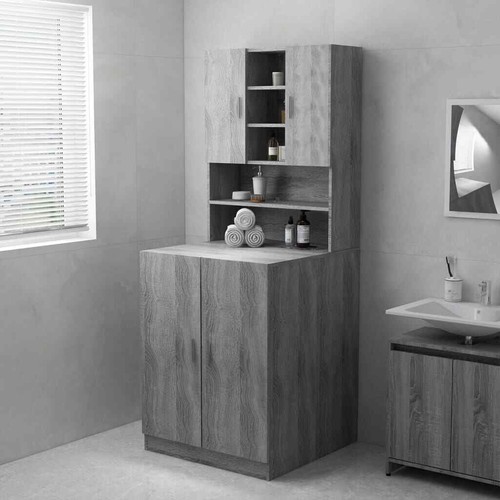 Washing machine cabinet grey - machine,
