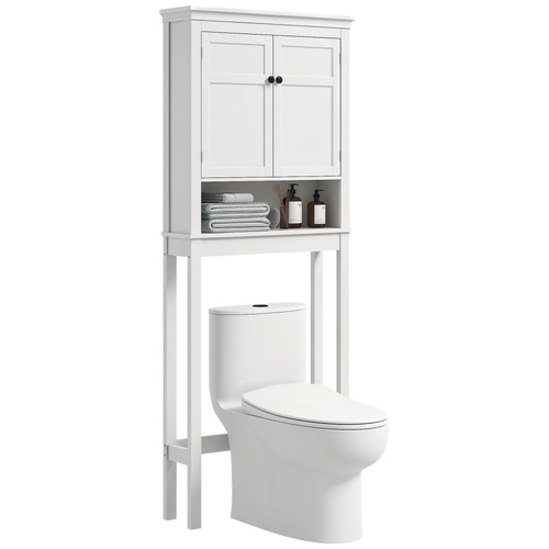 Homcom over toilet storage - toilet,