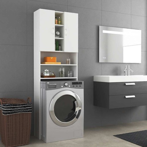 Washing machine cabinet white - washing,